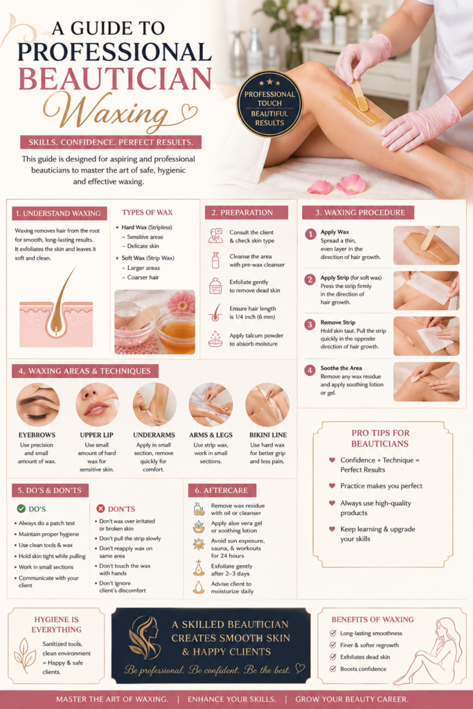 A GUIDE TO PROFESSIONAL BEAUTICIAN WAXING