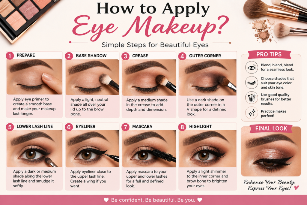 How to Apply Eye Makeup?