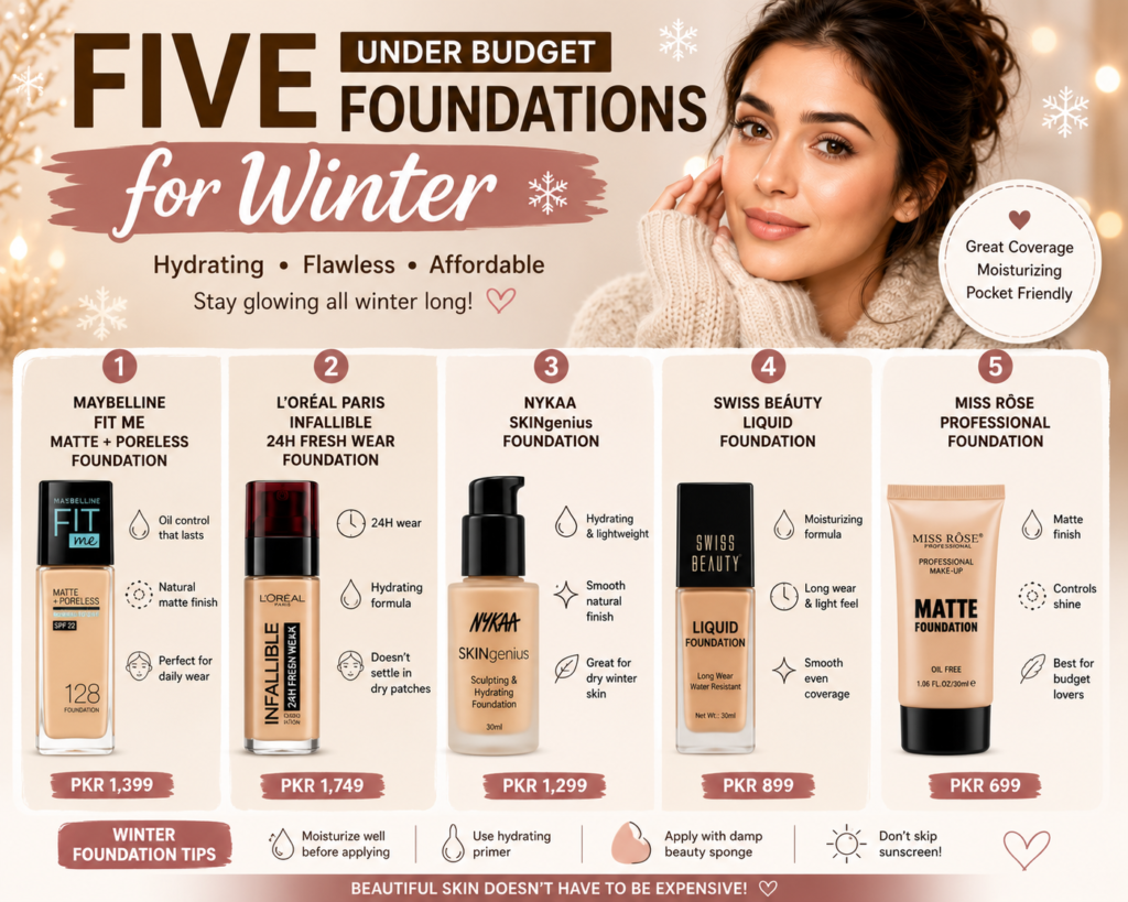 Five under budget foundations for winter